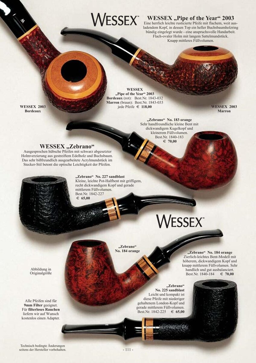 Страница каталога "Dan Pipe" за 2004 год