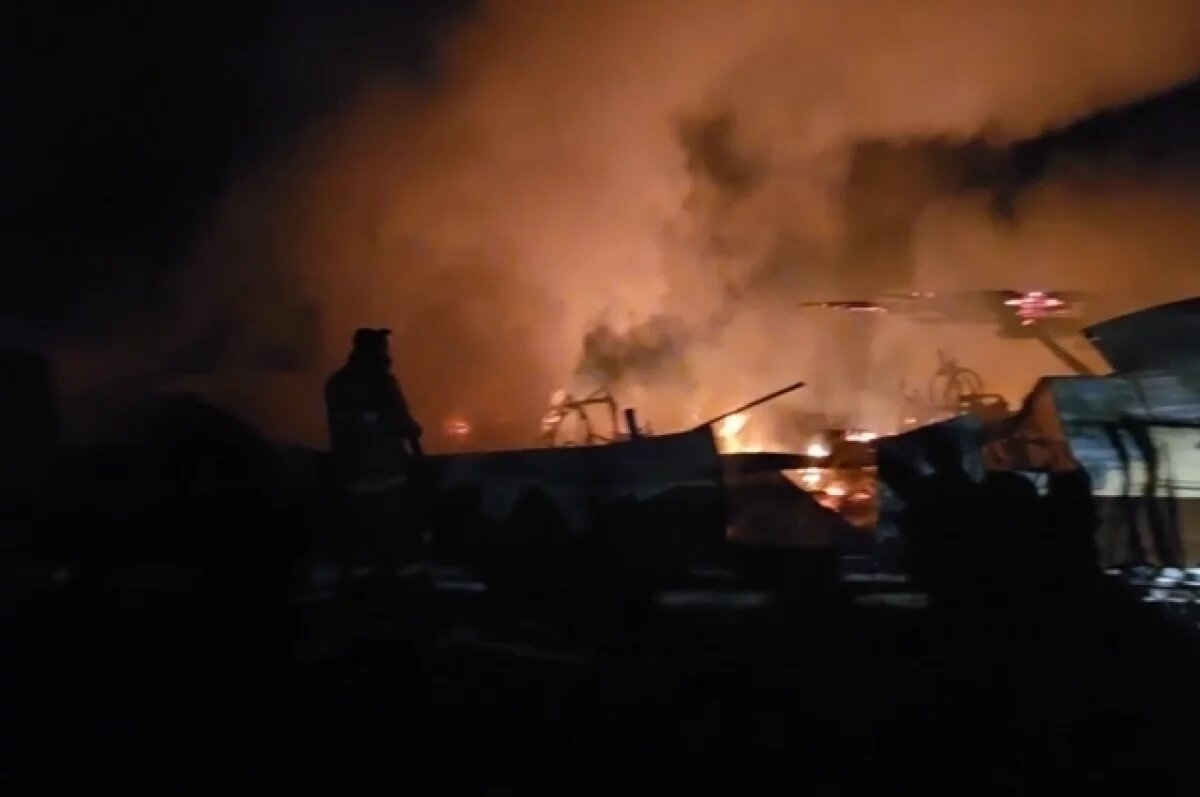    11 домов и начальная школа сгорели в Нижнеудинском районе