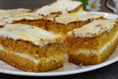 Блаженство в каждом кусочке: этот нежный и сочный морковный торт получится с первого раза  📷
