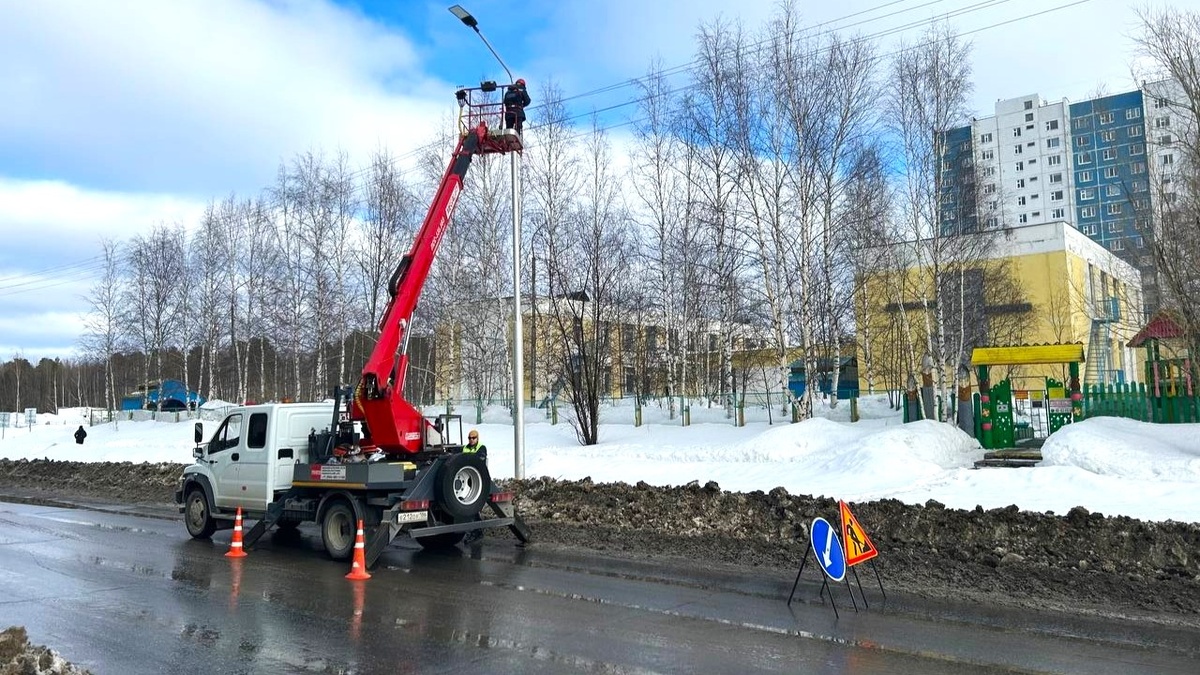    В Нижневартовске поменяют более 4 тысяч уличных светильников