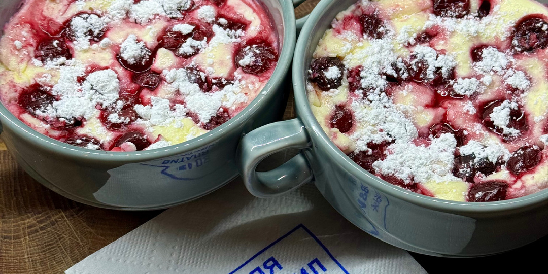 Ленивый чизкейк в микроволновке