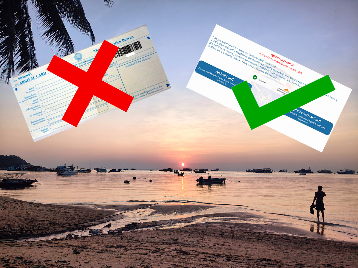 Закат на острове Ко Тао в Таиланде