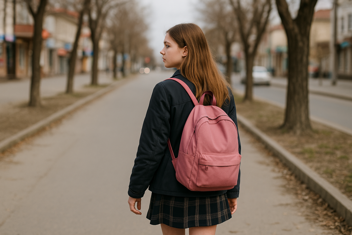 Вышла в школу и пропала, уроки прогуляла