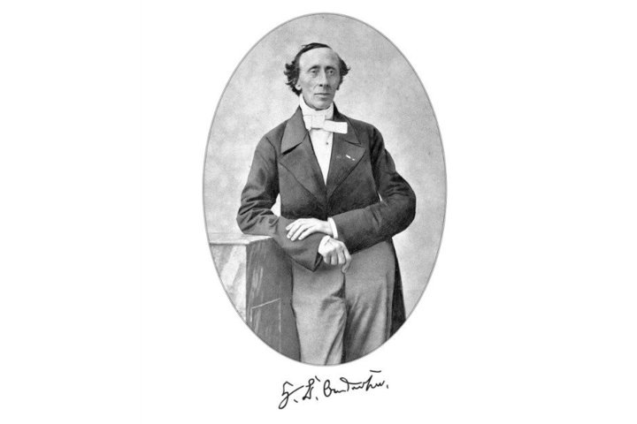 Ханс Кристиан Андерсен (неизвестный фотограф, 1854). Взято из книги «Неизвестный Андерсен»