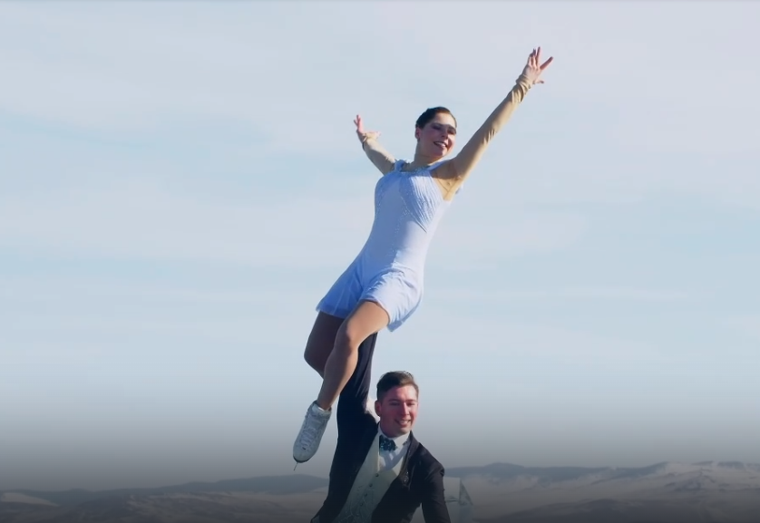 Анастасия Мишина и Александр Галлямов на турнире "Открытие Байкала"