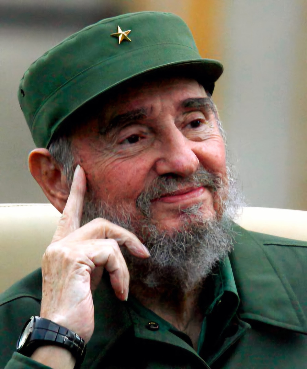 Лидер Кубы, команданте Фидель Кастро