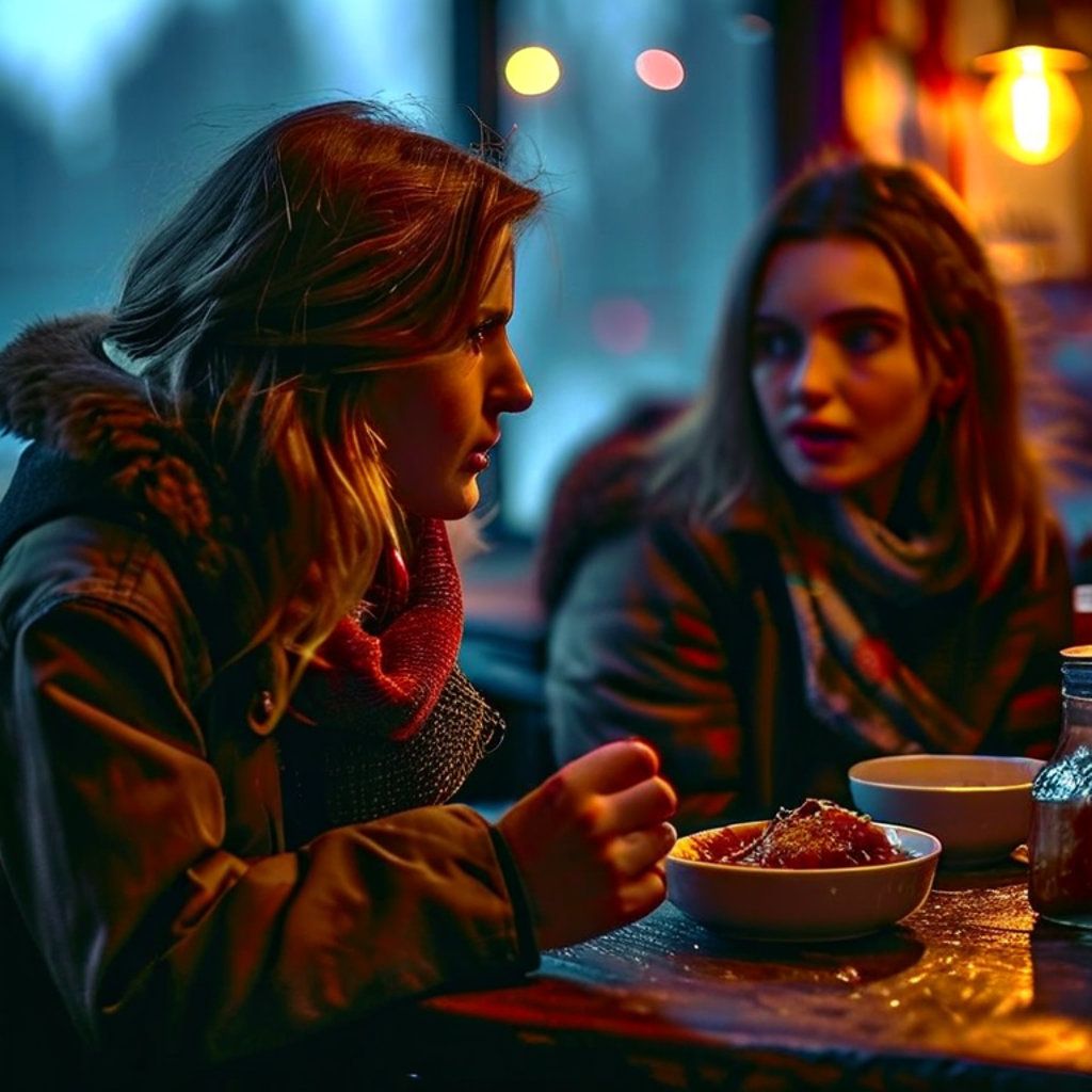 Интересный рзговор за соседним столиком