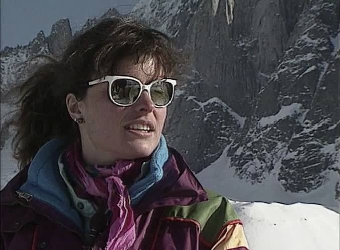 А вот настоящая Шанталь в горах 