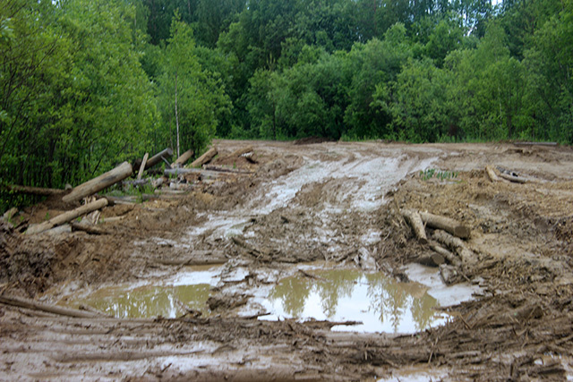 Дорога на Новоипатово.
