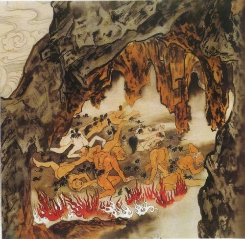 Цзян Ицзы "Картины ада" (2003г.) фрагмент