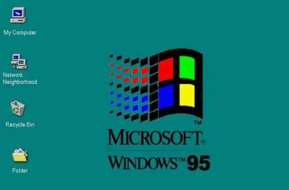 Рабочее окно Microsoft Windows 95