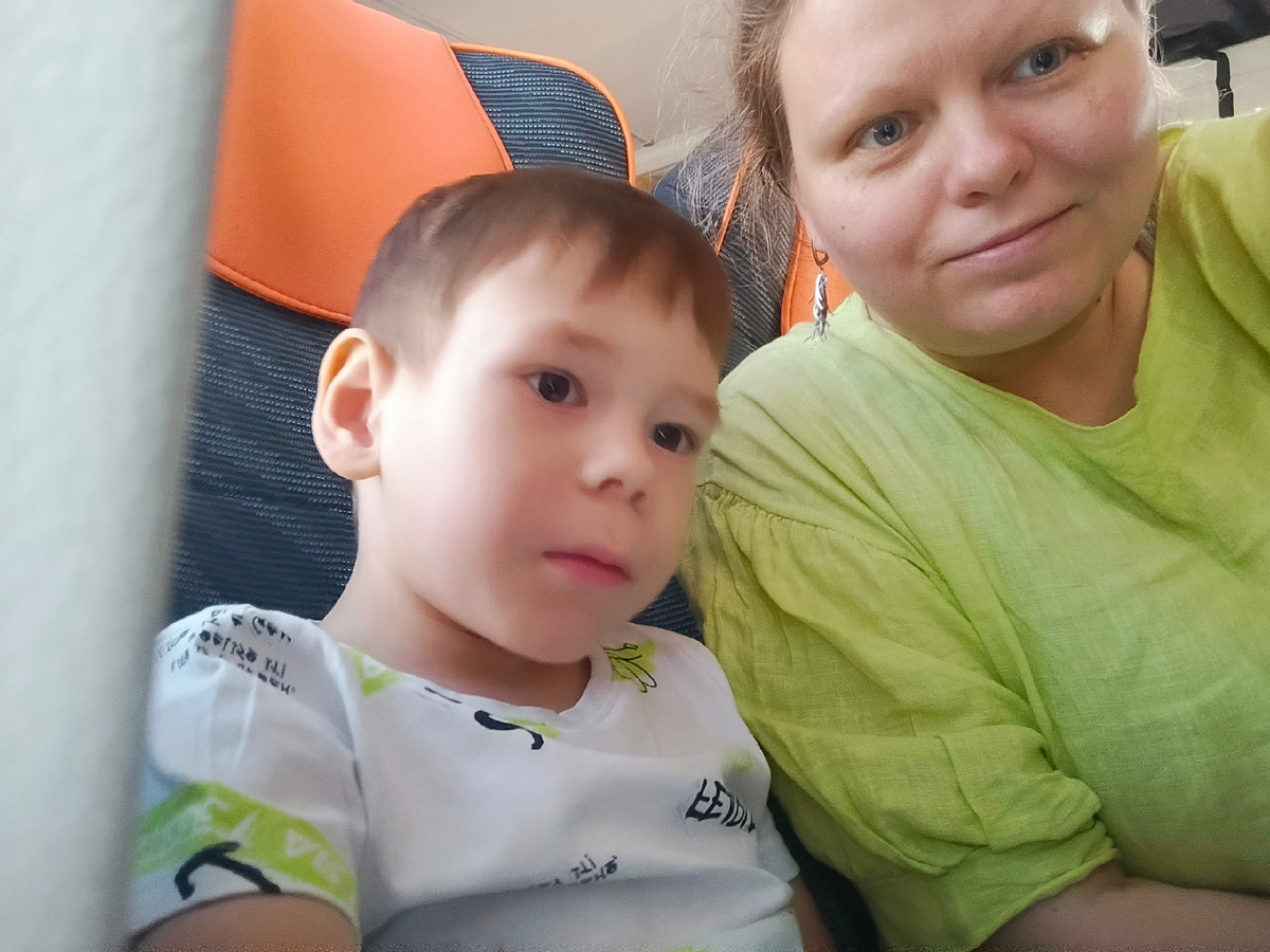 Фото в автобусе - начало нашего путешествия