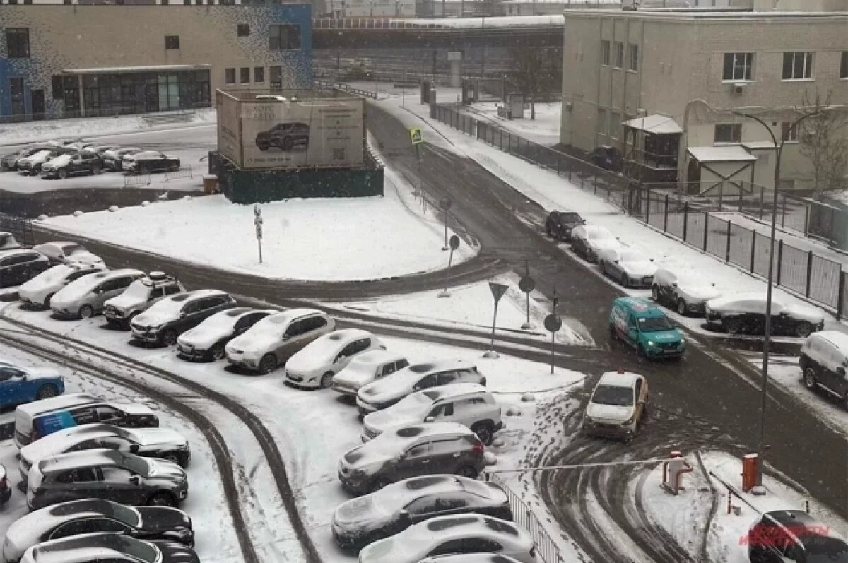    Синоптик Ильин: Москву занесло снегом в апреле из-за встречи двух циклонов