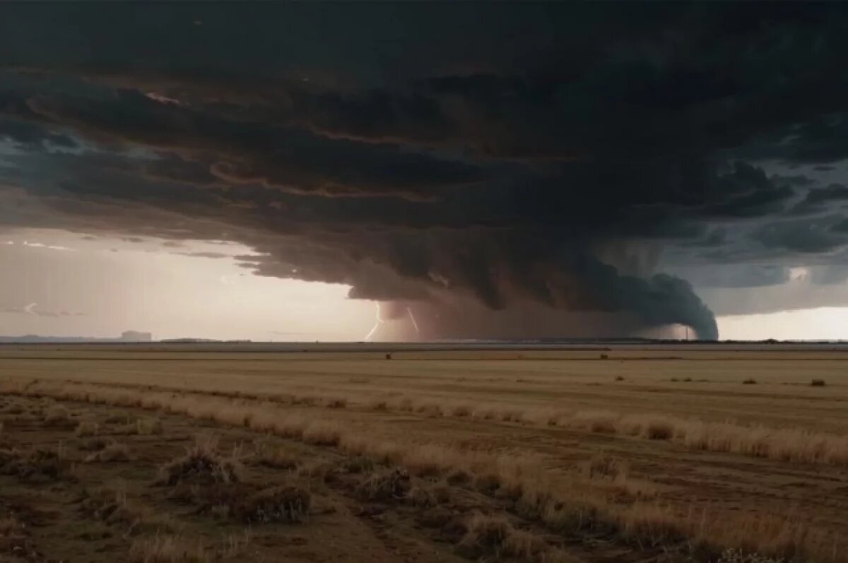    В соседней Хакасии из-за урагана также отключали электричество.