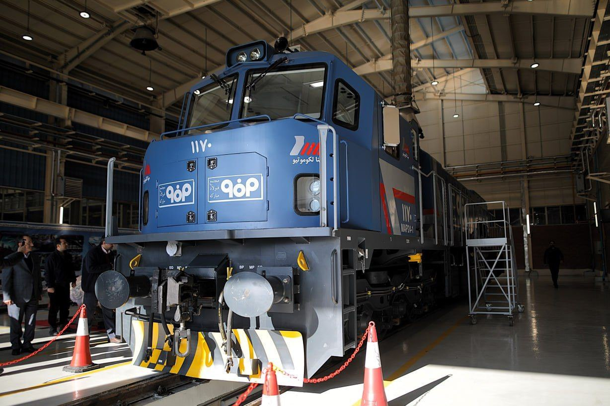 Шестиосный тепловоз MAP24 производства иранской Mapna Group. Источник: Mapna Group