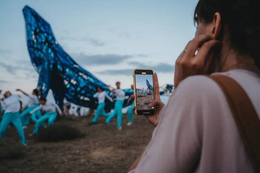 Открытие обновленного арт-объекта «Киты»