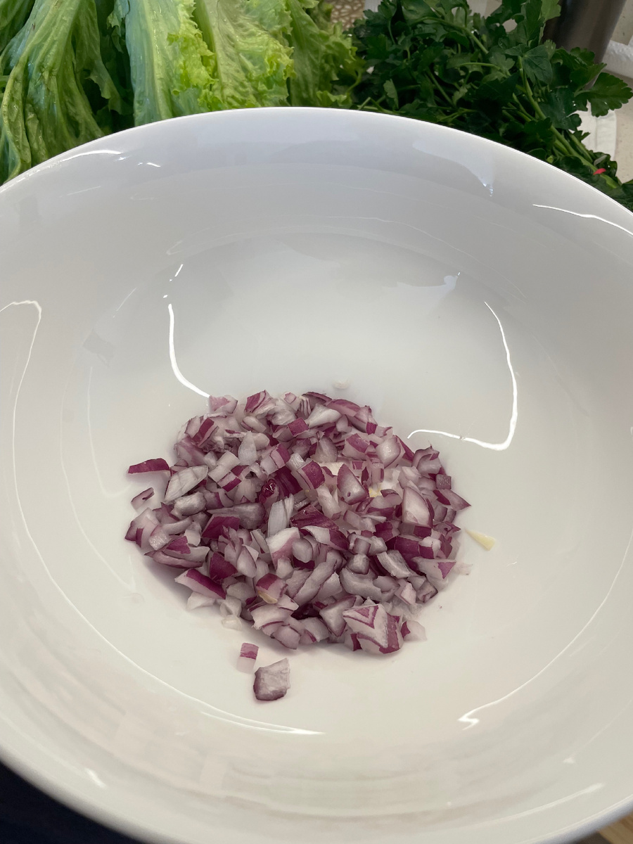 Красный лук.