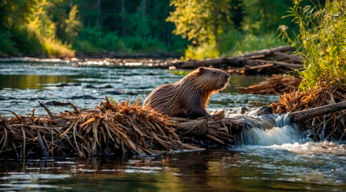 Бобры на Алтае