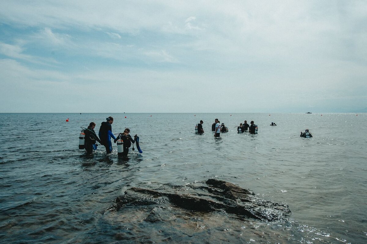 Погружение в Подводный арт-парк «Таврида»