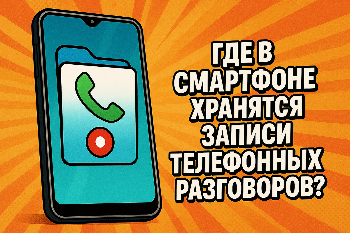 Где в смартфоне хранятся записи телефонных разговоров