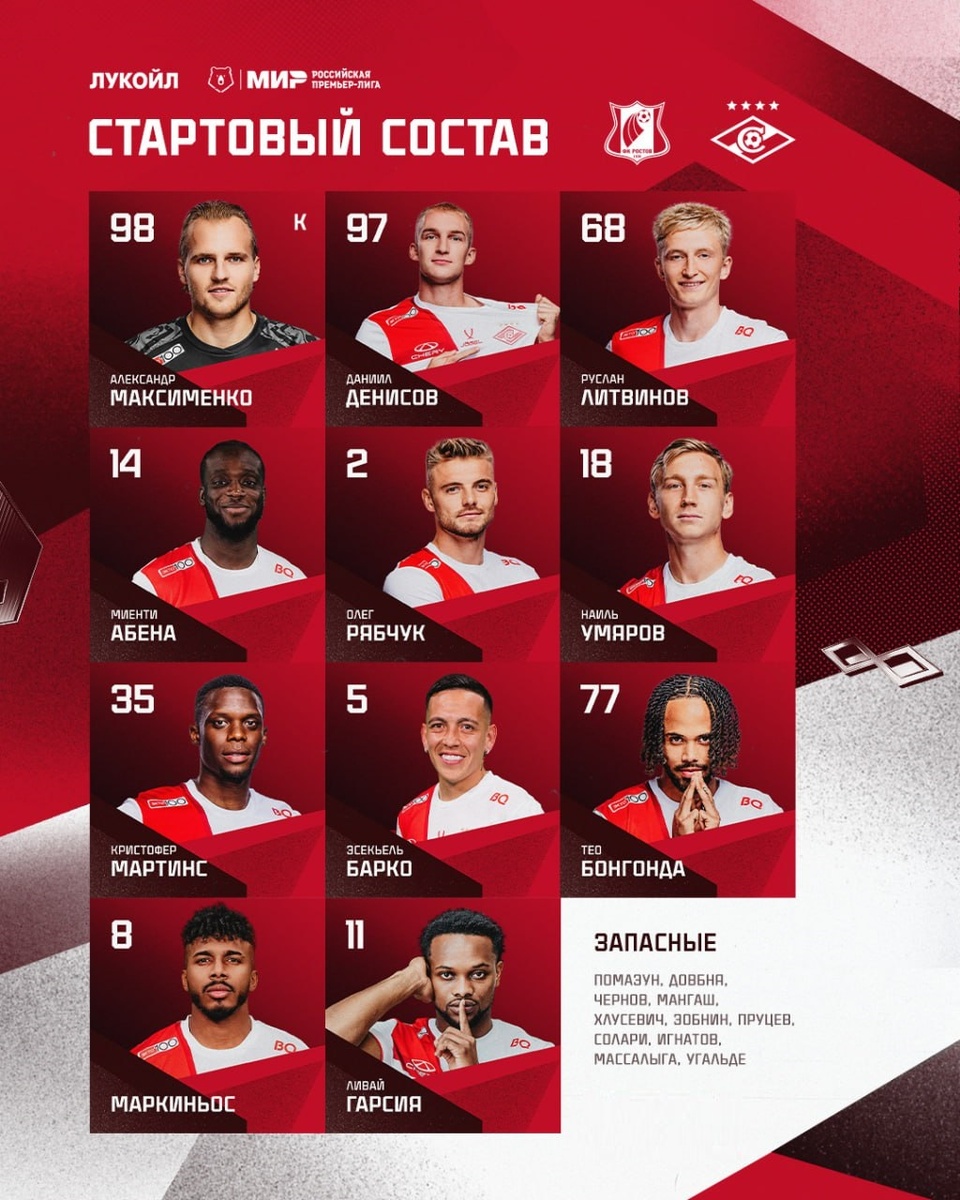 Фото из телеграм-канала "Спартака".