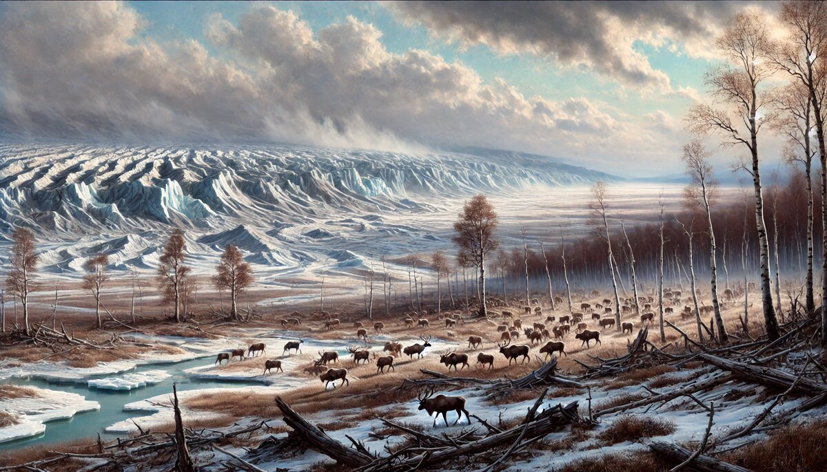 Стада благородных северных оленей были главным источником пищи и основным ресурсом людей позднего палеолита на территории современной Беларуси