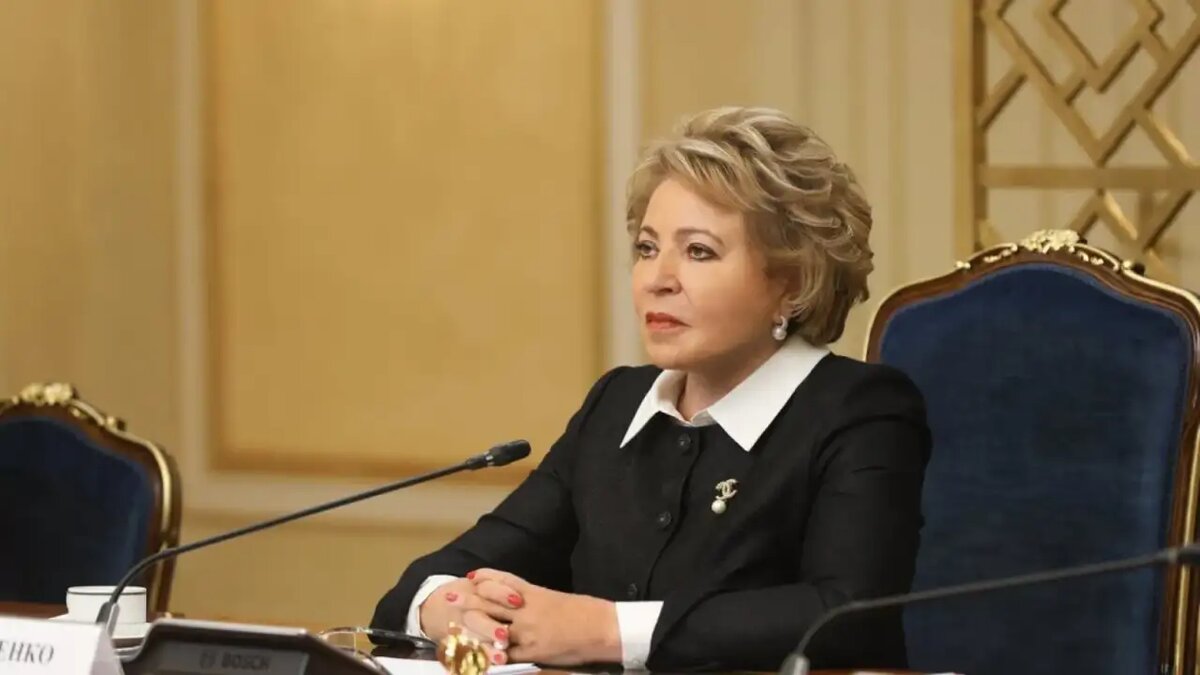    Председатель Совета Федерации Валентина Матвиенко.