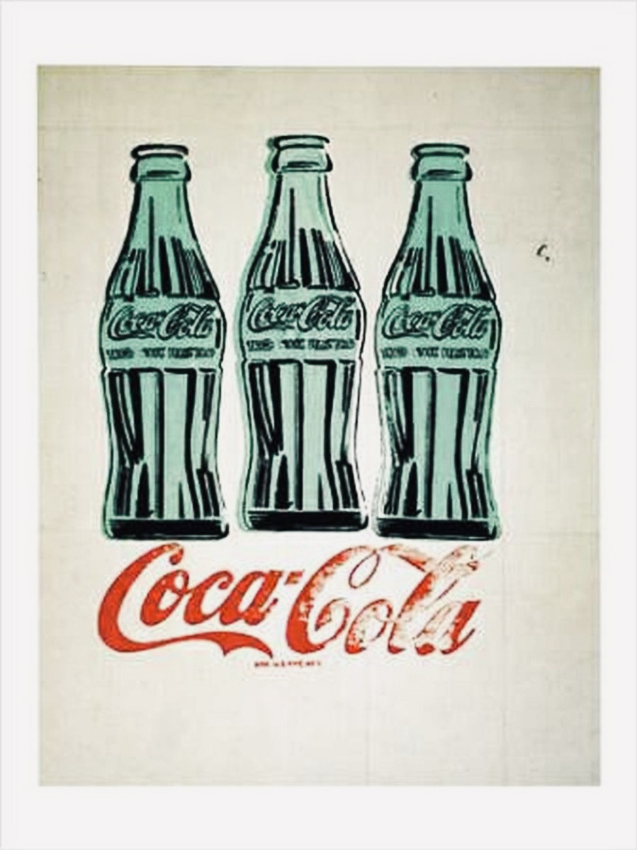 Энди Уорхол «Три бутылки Кока-Колы» (1962)