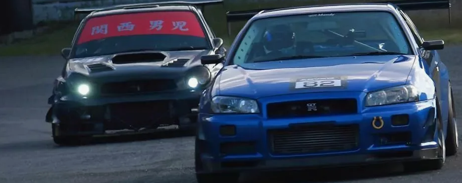 Subaru Impreza и Nissan Skyline