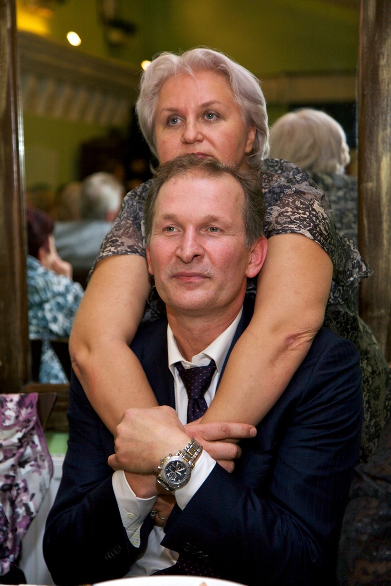 Фёдор Добронравов с женой