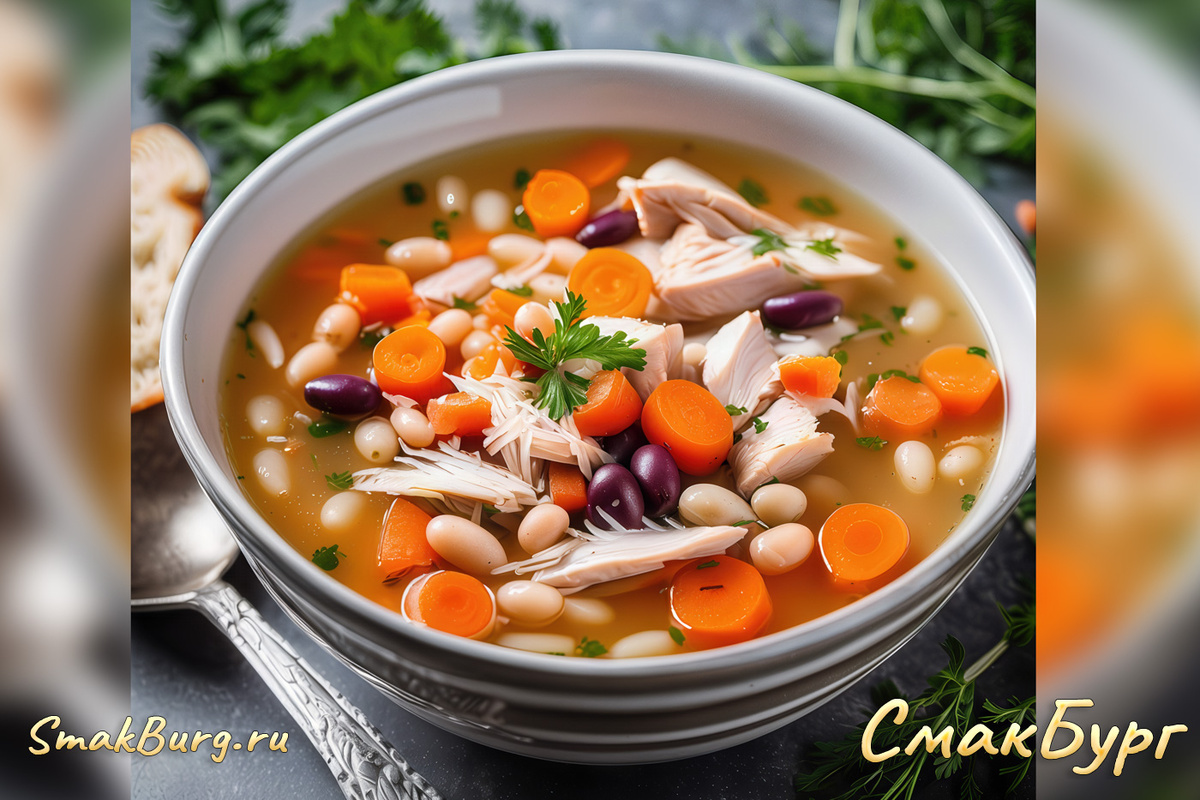 Яркий и ароматный домашний суп без картошки           Фото сгененрировано с помощью ИИ