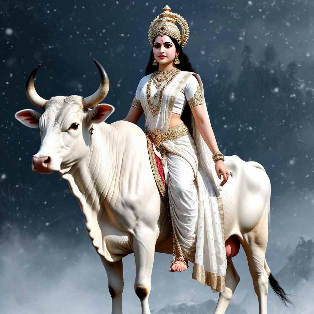 Махагаури белоснежная очищенная богиня