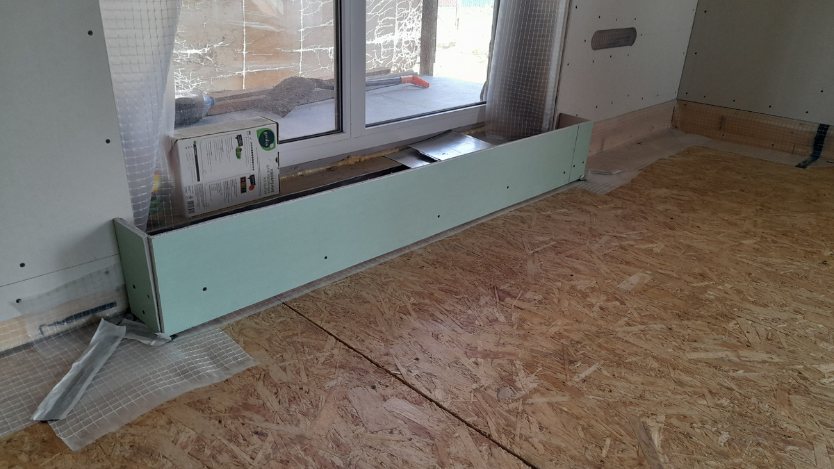 Опалубка подоконных конвекторов