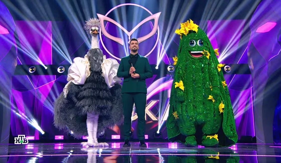 Кадр из девятого выпуска шестого сезона Шоу Маска