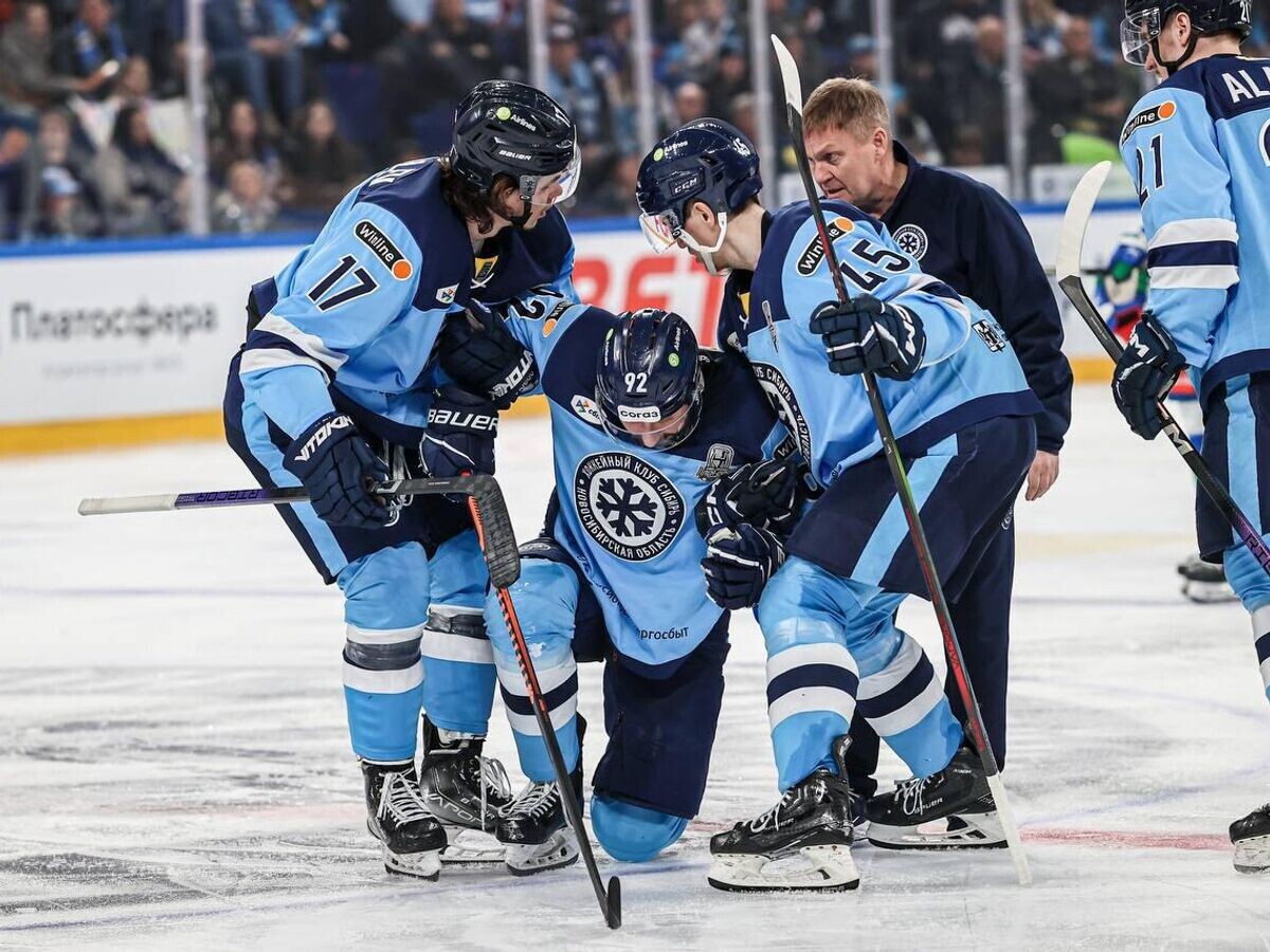    Эпизод матча Кубка Гагарина "Сибирь" - "Салават Юлаев"© Фото : Соцсети "Сибири"