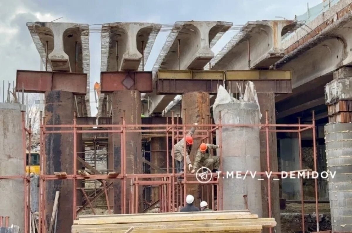    В Белгороде продолжается капремонт моста через Везёлку