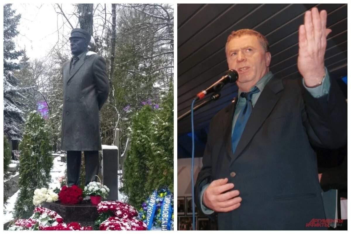    Ни снегопад, ни сугробы не помешали людям прийти на могилу к Владимиру Жириновскому и почтить его память.