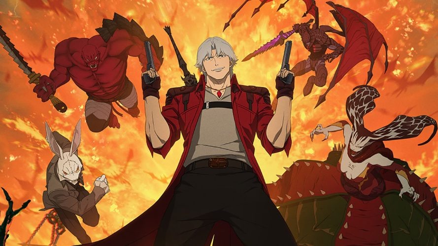 Постер аниме сериала Devil May Cry, обрезан