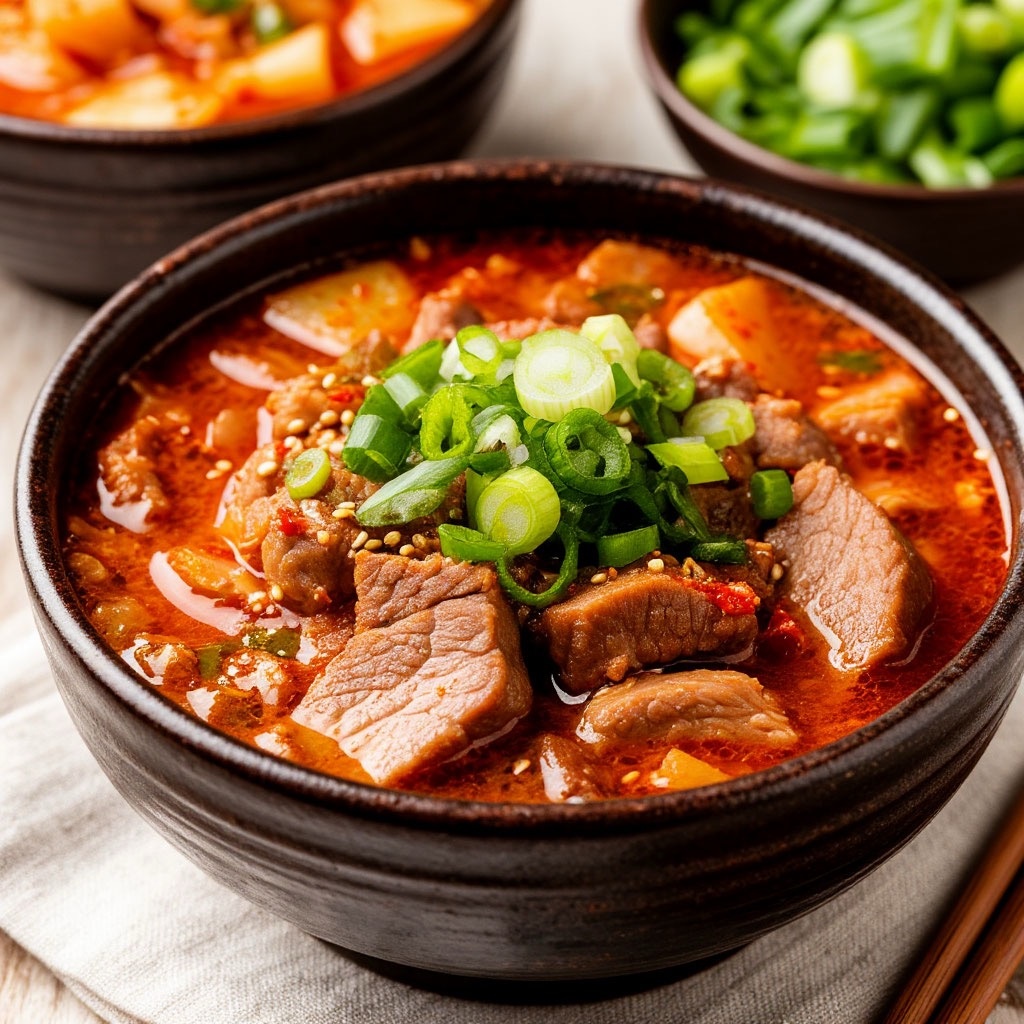 Вкусненько (сгенерировала нейросеть) Тушеная свинина по корейски 