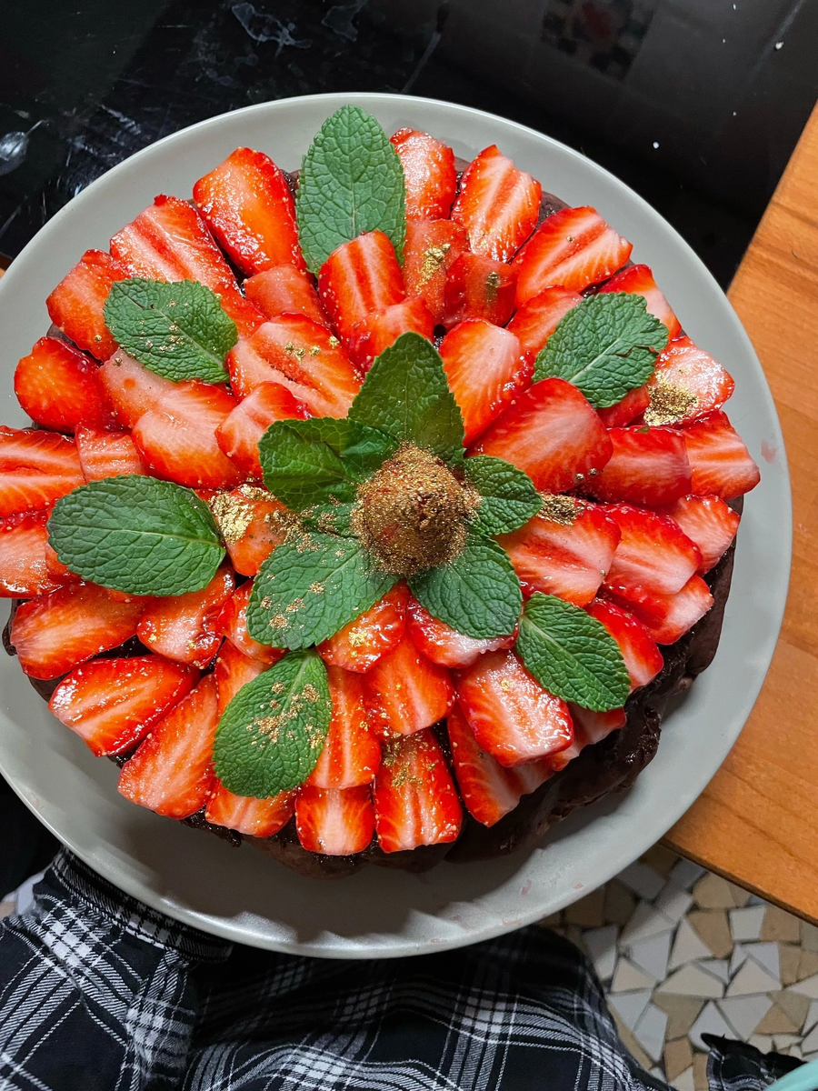 Торт приготовленный подругой