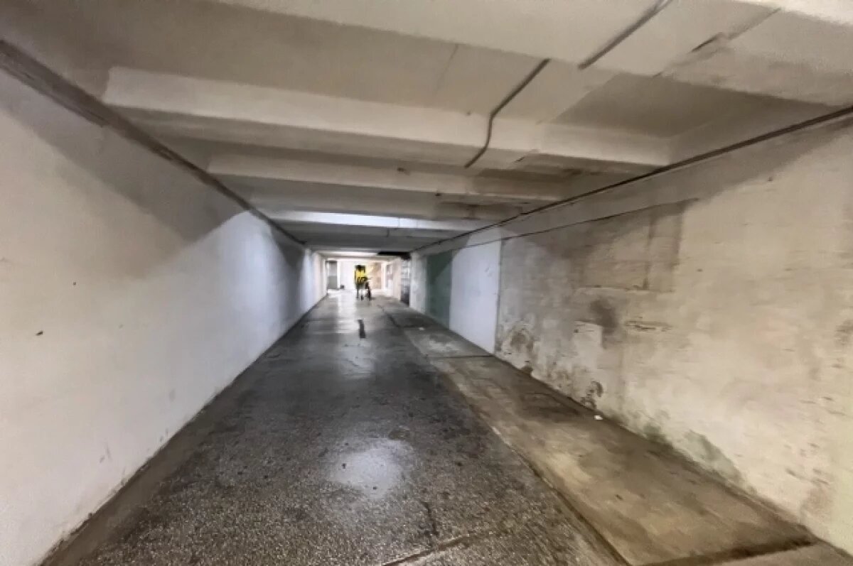    В центре Ростова откачали воду из подземного перехода