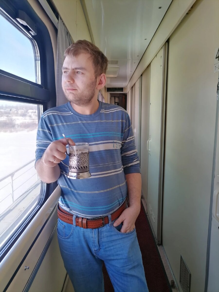 Это я самой персоной поезд Москва-Екатеринбург. 