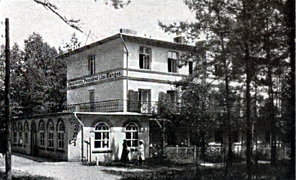 Pensionat Sanssouci Lisa Ranges, 1903-1913, отредактированное фото с сайта www.bildarchiv-ostpreussen.de