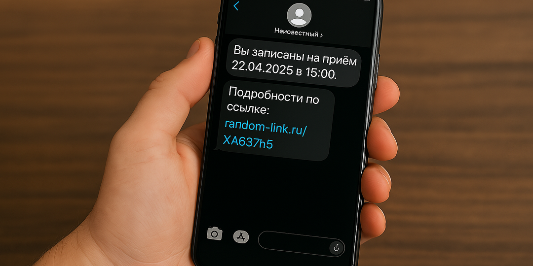 Опасные СМС о «записи на приём»: новая схема мошенников