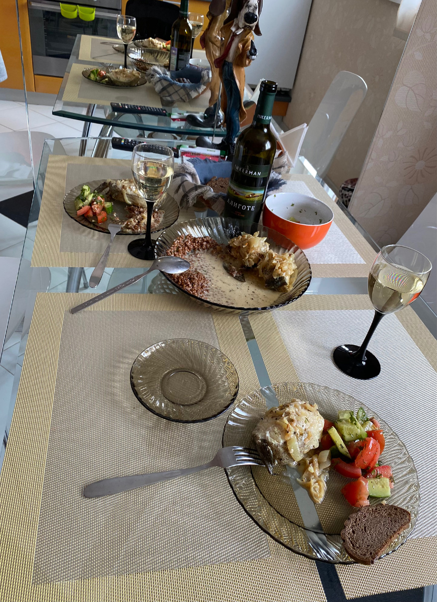 Треска с белым вином - отлично сочетаются☺