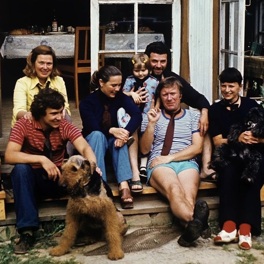 На даче у Ширвиндтов.