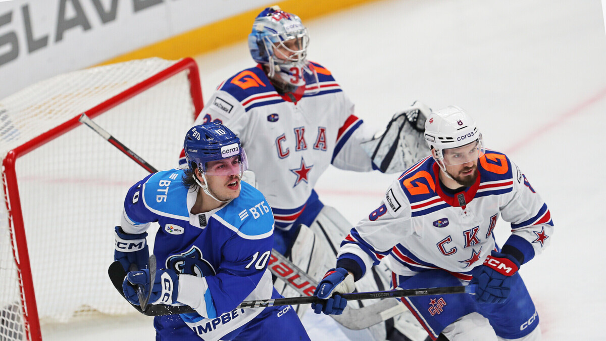    Комтуа лишил СКА праздника. Фото: соцсети ХК "Динамо"