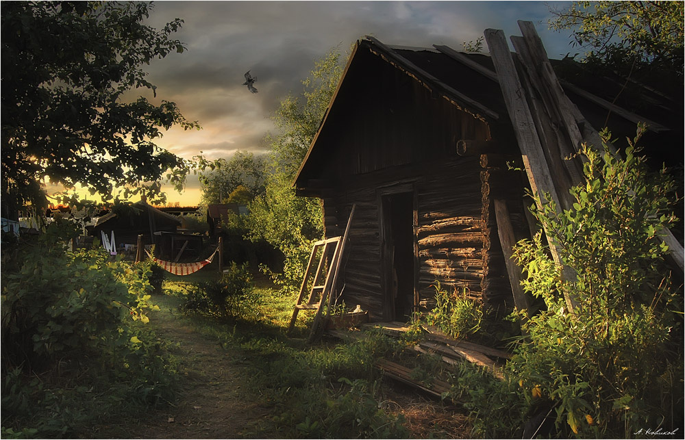 Похожую картинку увидел Гриша и Анка в заброшенной Шижне (источник фото: https://stihi.ru/pics/2023/01/05/116.jpg)