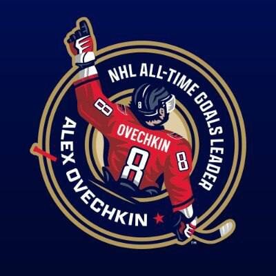 NHL обновила логотип в соцсетях в честь нового рекорда Александра Овечкина