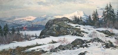 М.А.Канеев. Монче-тундра. 1955. Российский государственный музей Арктики и Антарктики.